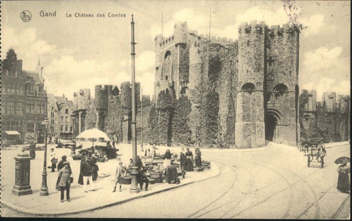 Gand Belgien Gand Chateau Comtes