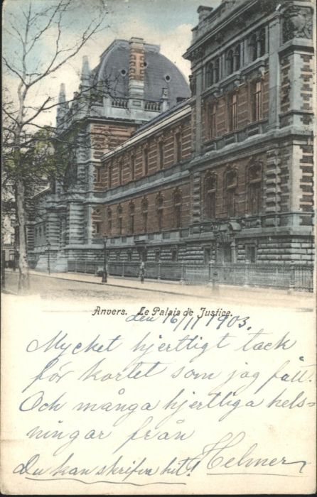 Anvers Antwerpen Anvers Palais Justice