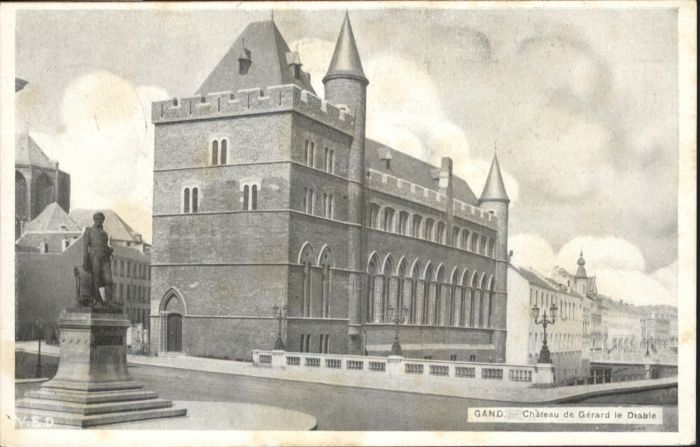 Gand Belgien Gand Chateau Gerard Diable