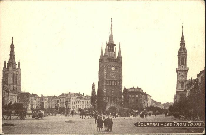 Courtrai KORTRIJK Flandre Belgie Courtrai Trois Tours