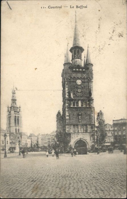 Courtrai KORTRIJK Flandre Belgie Courtrai Beffroi