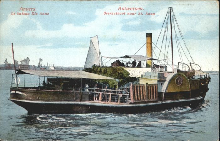 Anvers Antwerpen Bateau Ste. Anne