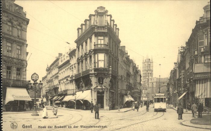 Gent Gand Flandre Gent Hoek Brabant Vlaanderenstraat