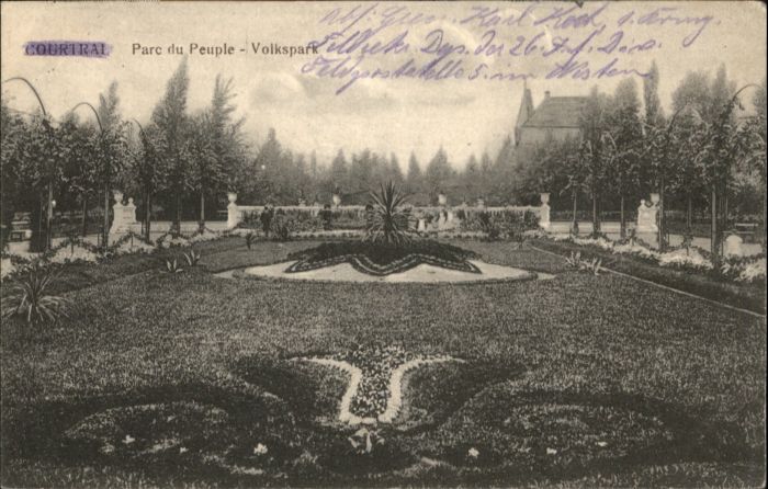 Courtrai KORTRIJK Flandre Belgie Courtrai Parc Peuple Volkspark