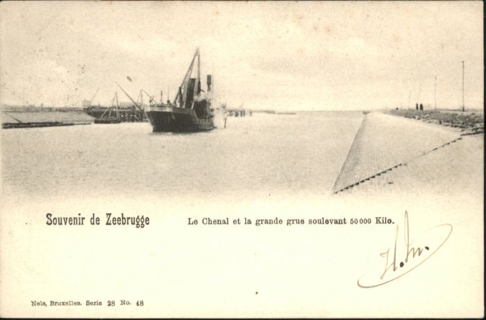 Zeebrugge Chenal Grande Grue