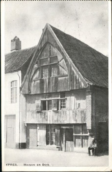 Ypern Ypres Ypres Maison Bois