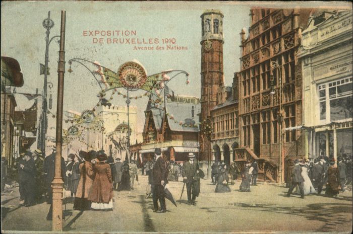 Bruxelles Bruessel Exposition Avenue Nations