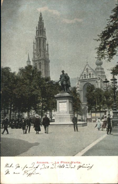 Anvers Antwerpen Anvers Place Verte