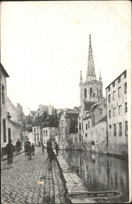 Louvain Flandre Louvain Demi Rue