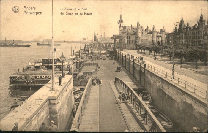 Anvers Antwerpen Stehen Port Haven