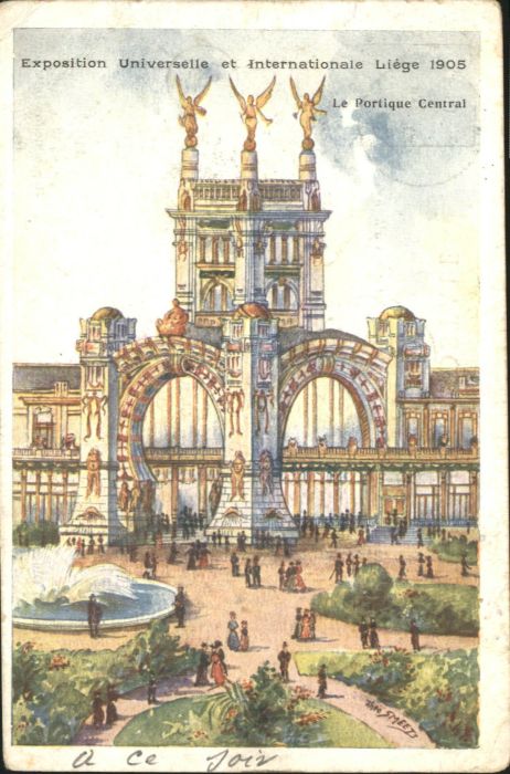 Liege Luettich Liege Exposition Universelle Portique Central