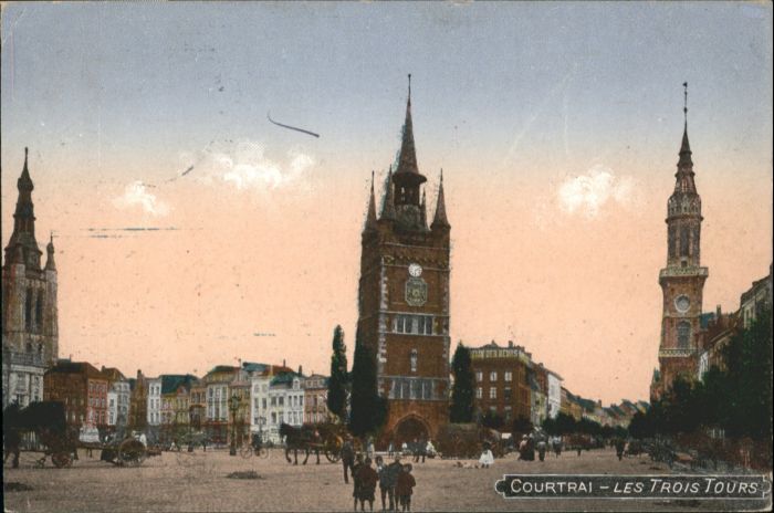 Courtrai KORTRIJK Flandre Belgie Courtrai Trois Tours