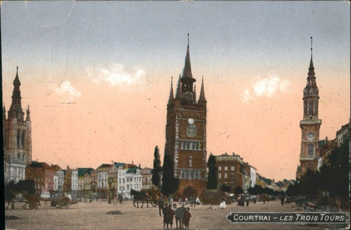 Courtrai KORTRIJK Flandre Belgie Courtrai Trois Tours