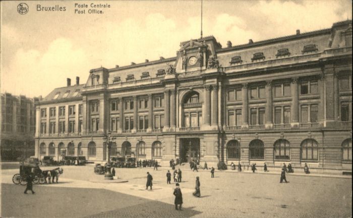 Bruxelles Bruessel Poste Centrale Post Office