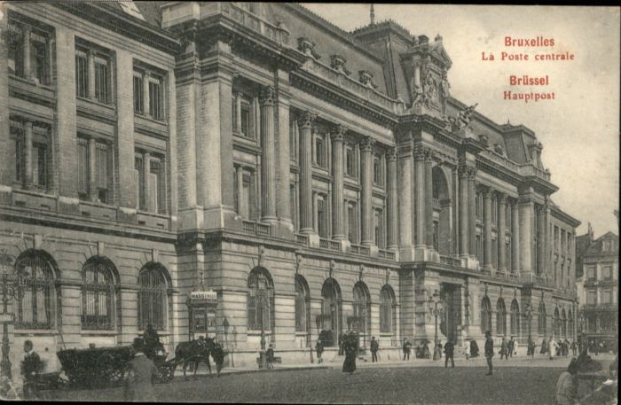 Bruxelles Bruessel Bruessel Poste Centrale Hauptpost