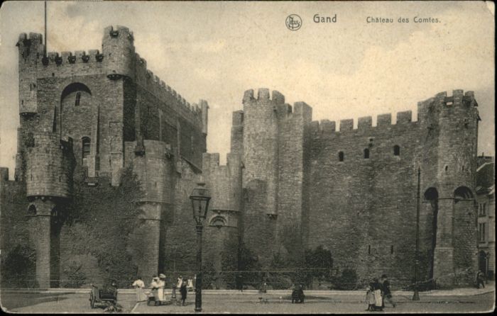 Gand Belgien Gand Chateau Comtes