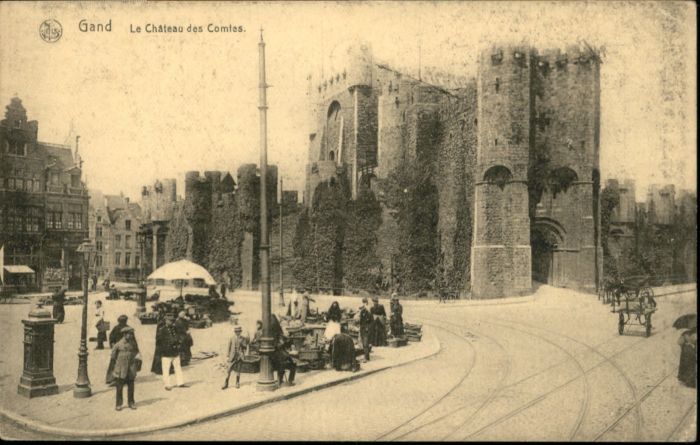 Gand Belgien Gand Chateau Comtes