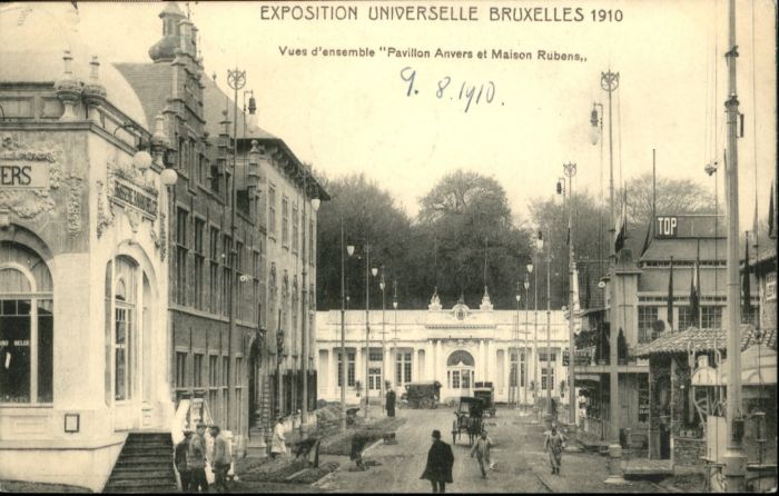 Bruxelles Bruessel Exposition Pavillon Anvers Maison Rubens
