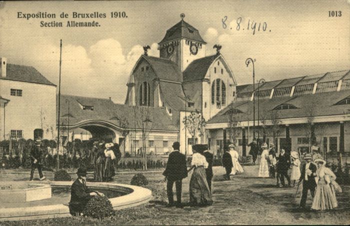 Bruxelles Bruessel Exposition Section Allemande