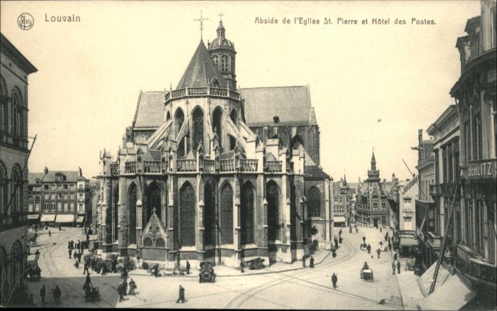 Louvain Flandre Louvain Eglise St. Pierre Hotel Postes