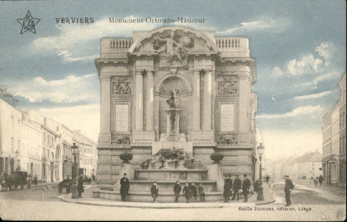 Verviers Liege Wallonie Verviers Monument Ortmans-Hauzeur