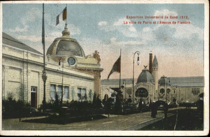 Gand Belgien Gand Exposition Ville Paris Avenue Flandre