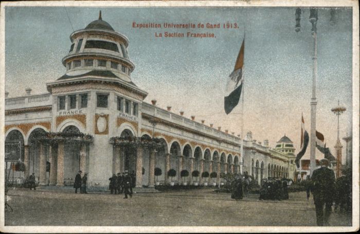 Gand Belgien Gand Exposition Section Francaise
