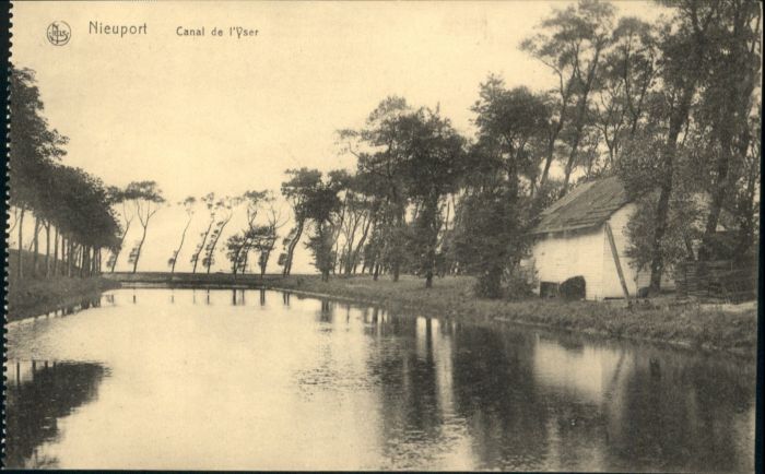 NIEUPORT Nieuwpoort West-Vlaanderen Belgie Nieuport Canal Yser