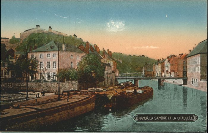 Namur Wallonie Namur Sambre Citadelle