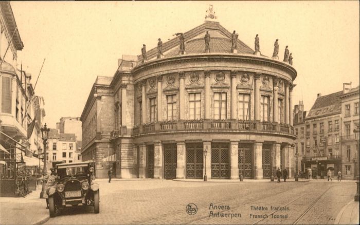 Anvers Antwerpen Theatre Francais Fransch Tooneel