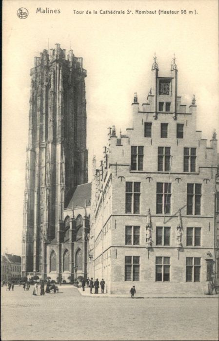 Malines Mechelen Flandre Malines Tour Cathedrale St. Rombaut