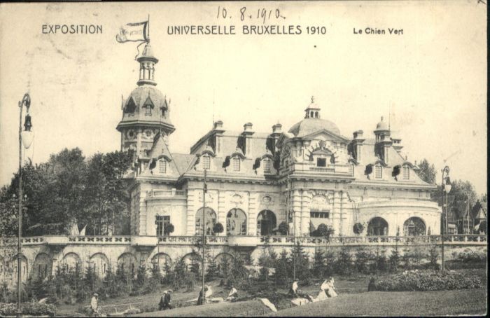 Bruxelles Bruessel Exposition Chien Vert