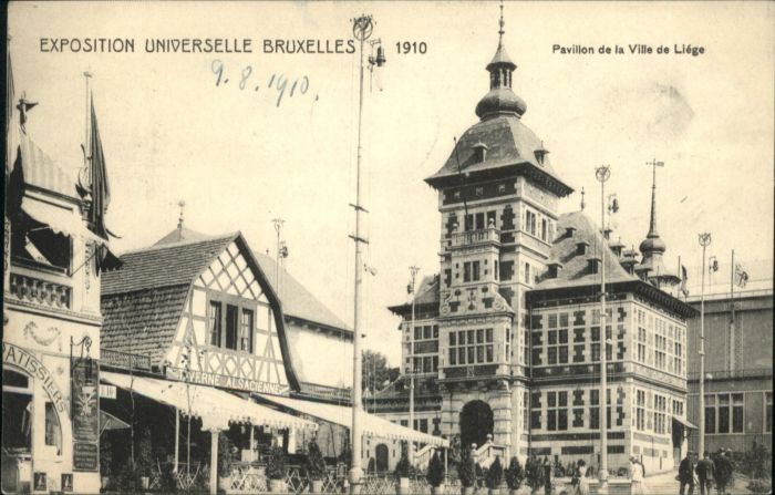 Bruxelles Bruessel Exposition Pavillon Ville Liege