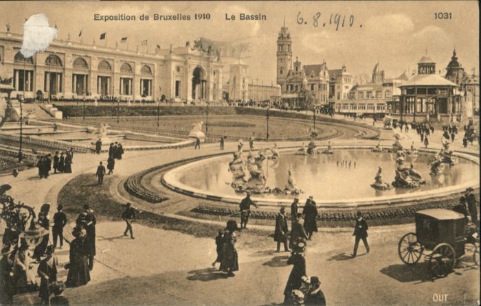 Bruxelles Bruessel Exposition Bassin