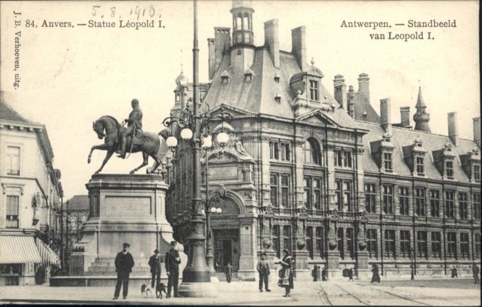 Anvers Antwerpen Statue Leopold Standbeeld