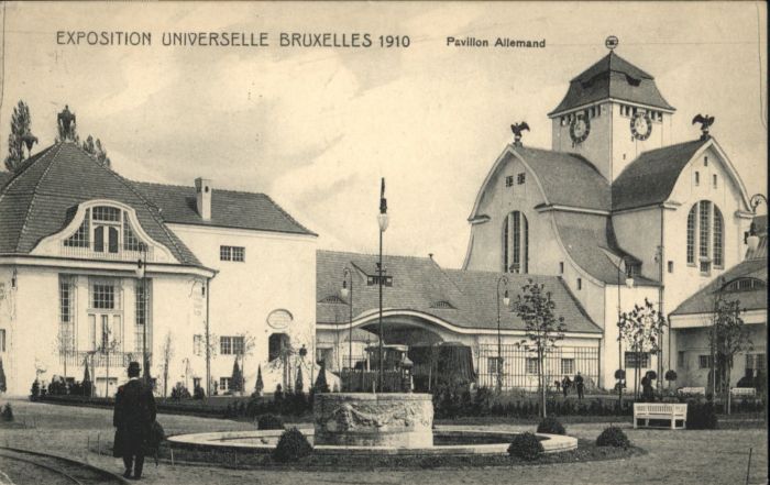 Bruxelles Bruessel Exposition Pavillon Allemand