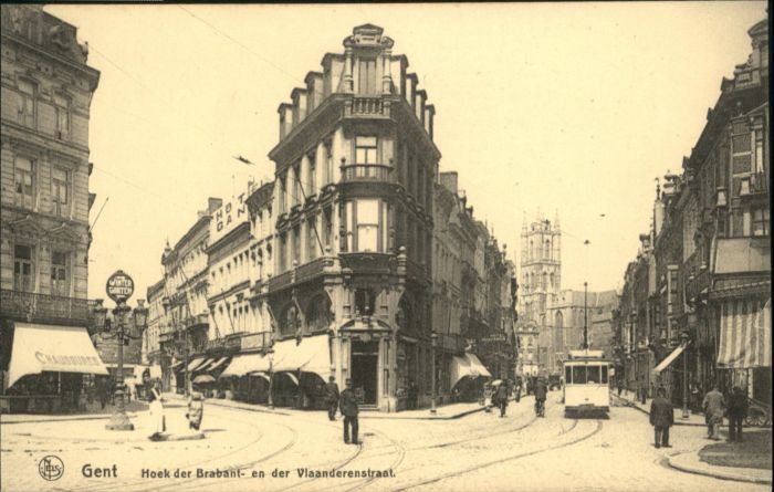 Gent Gand Flandre Gent Hoek Brabant Vlaanderenstraat