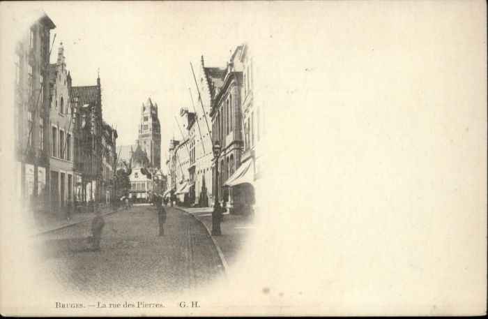 Bruges BRUGGE Belgie Bruges Rue des Pierres