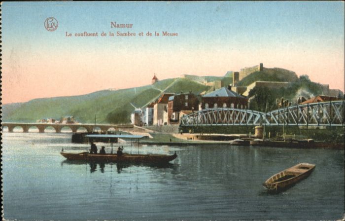 Namur Wallonie Namur Confluent Sambre Meuse