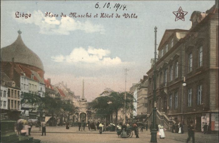 Liege Luettich Liege Place Marche Hotel de Ville