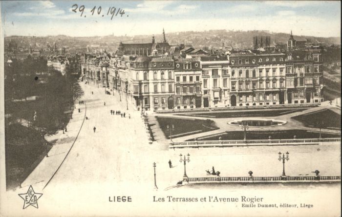 Liege Luettich Liege Terrasses Avenue Rogier