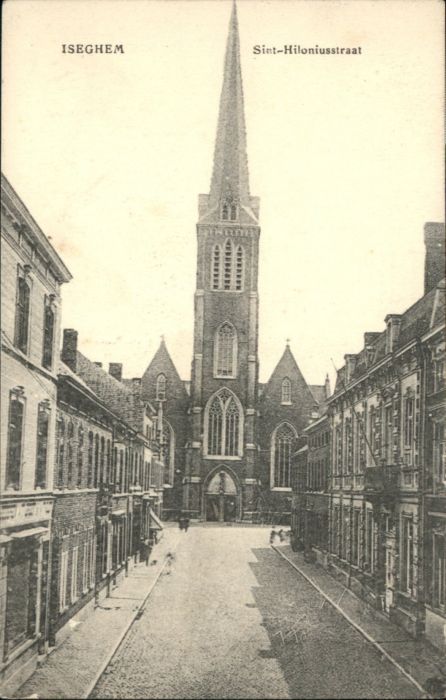 Iseghem Flandre Sint-Hiloniusstraat