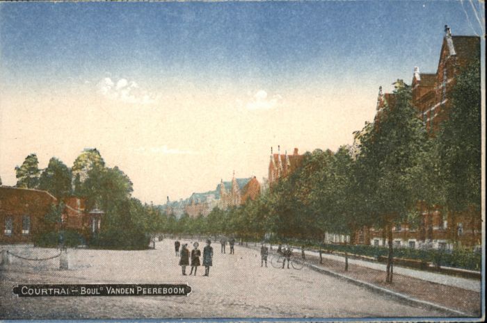 Courtrai KORTRIJK Flandre Belgie Courtrai Boul Vanden Peereboom