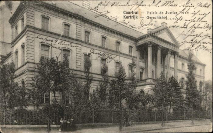 Courtrai KORTRIJK Flandre Belgie Courtrai Kortrijk Gerechshof Palais Justice