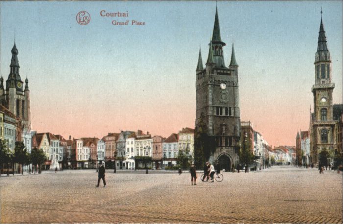 Courtrai KORTRIJK Flandre Belgie Courtrai Grand Place
