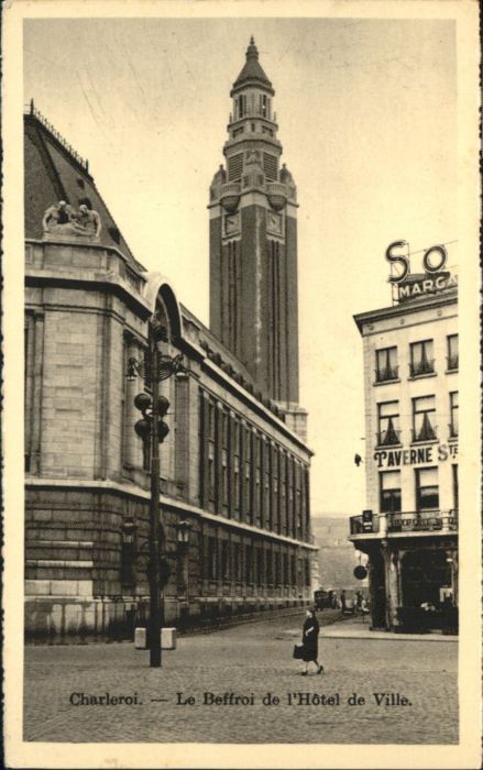 Charleroi Wallonie Charleroi Beffroi Hotel de Ville