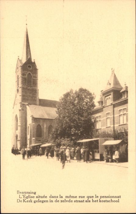 Beauraing Eglise Pensinnat Kerk Kostschool Rue St