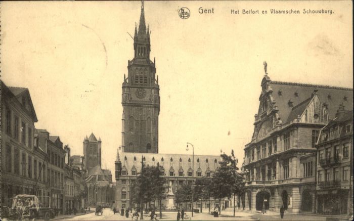 Gent Gand Flandre Gent Belfort Vlaamschen Schouwburg