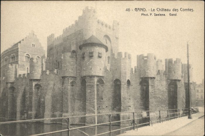 Gand Belgien Gand Chateau Comtes