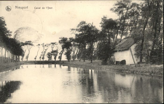 NIEUPORT Nieuwpoort West-Vlaanderen Belgie Nieuport Canal Yser
